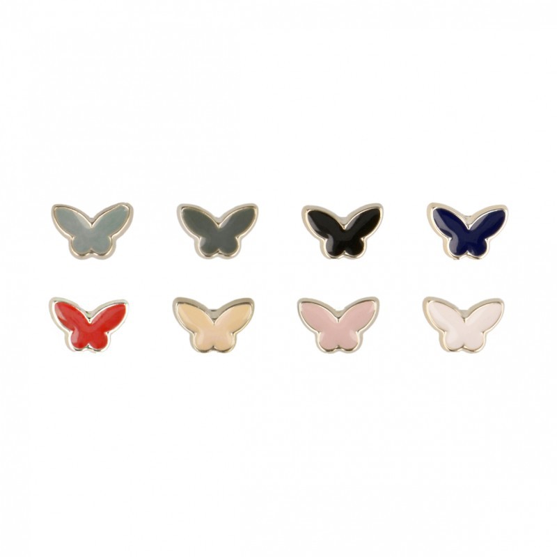 Bouton bijou papillon