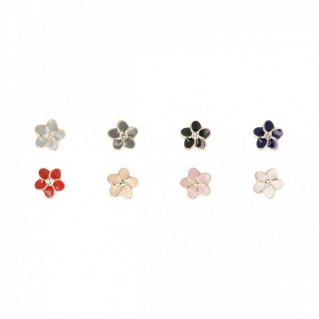 Bouton bijou fleur
