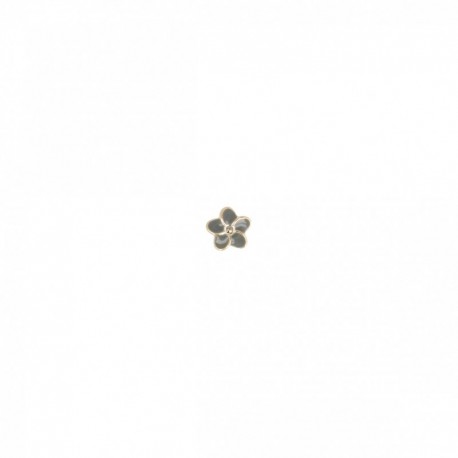 Bouton bijou fleur