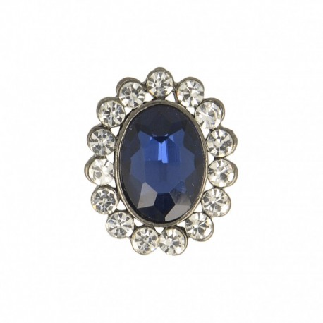 Bouton bijou strass