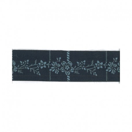 Galon fleurs 25mm