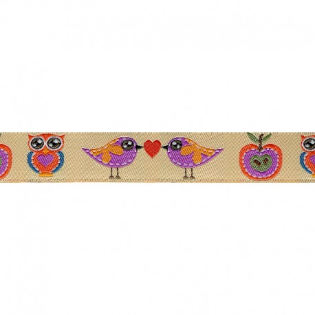 Gal jacquard oiseaux