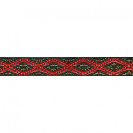 Galon jacquard incas 15 mm