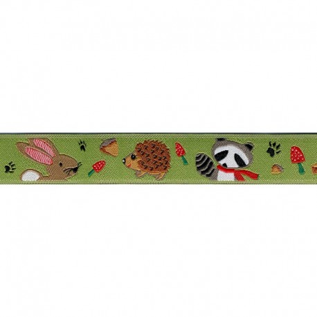 Galon jacquard animaux