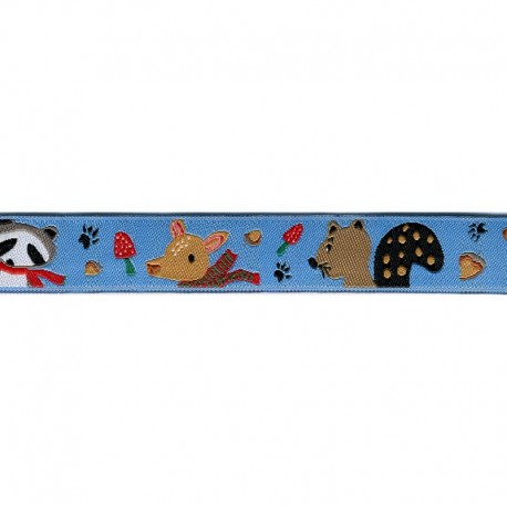 Galon jacquard animaux