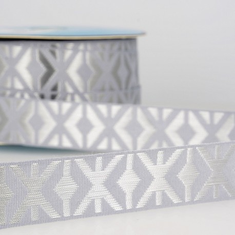 Galon Jacquard Géométrique