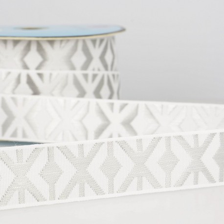 Galon Jacquard Géométrique