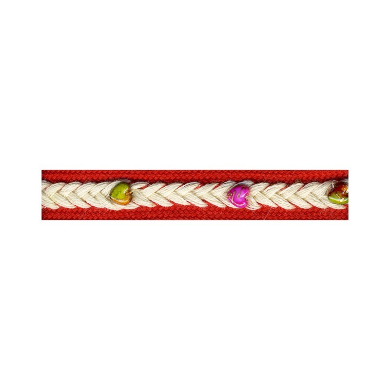 Galon tresse coeurs 12mm