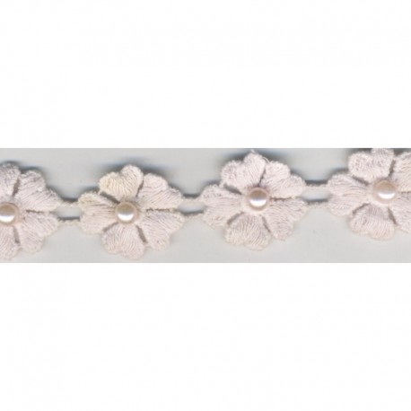 Guirlande fleurs perles