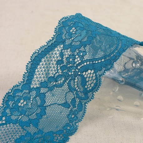 Dentelle élastique fleurs