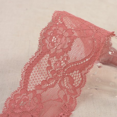 Dentelle élastique fleurs