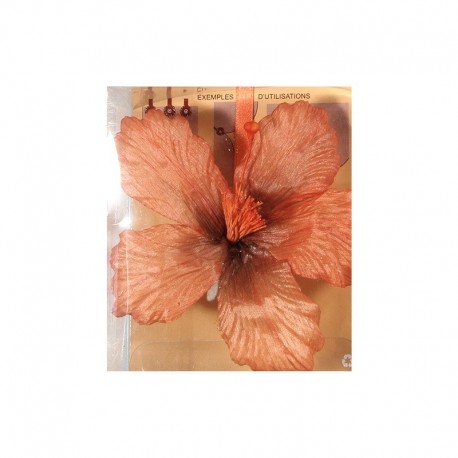 Magnet hibiscus en satin