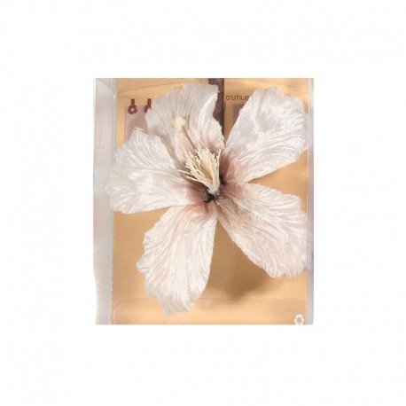 Magnet hibiscus en satin