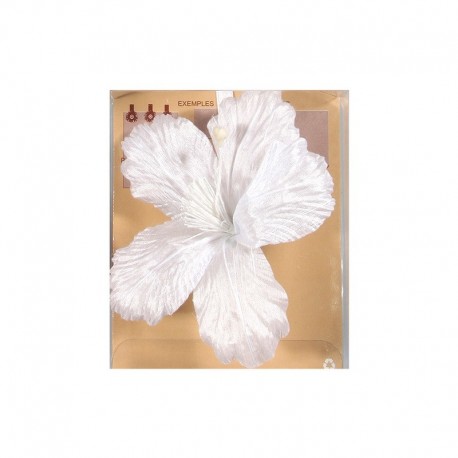 Magnet hibiscus en satin