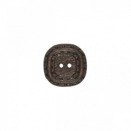 Bouton carré surpiqure vintage