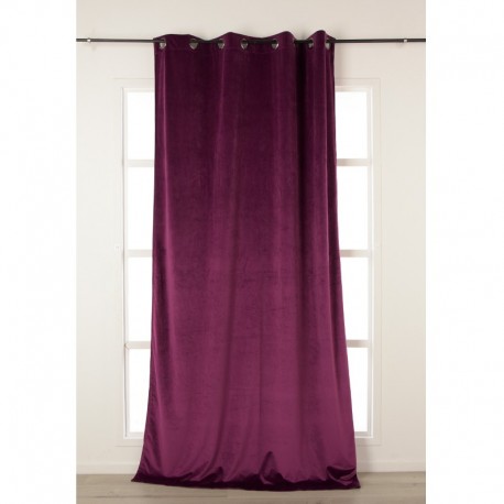 Rideau velours cheverny
