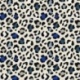 Tissu Jacquard Cougar Allover Bleu