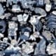 Tissu Imprimé Daruma Indigo