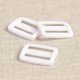 Boucles de sac coulissantes blanc 20 mm