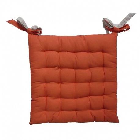 Galette de Chaise Valayans Burnt Orange 