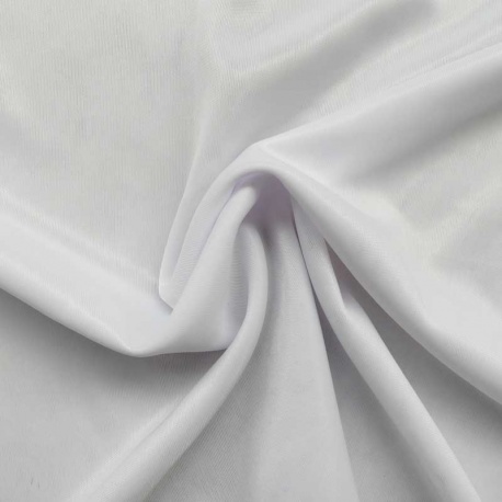 Tissu Doublure Maille Uni Blanc
