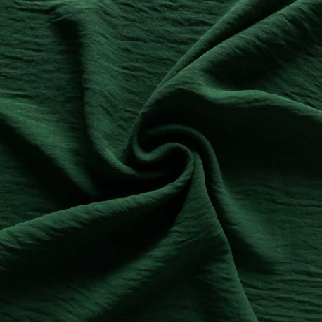Tissu Polyester stretch Gaufré Soft Sapin