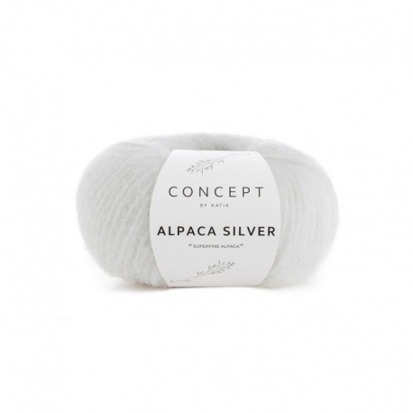 Pelote de Laine Katia Alpaca Silver 25gr