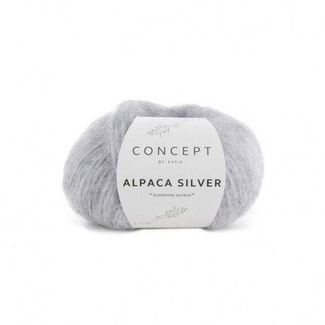 Pelote de Laine Katia Alpaca Silver 25gr