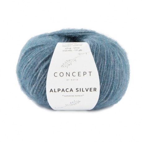 Pelote de Laine Katia Alpaca Silver 25gr