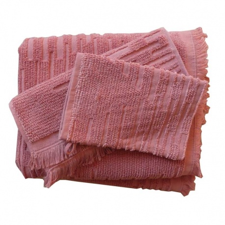 Linge de Toilette Manel Rose Fanée 