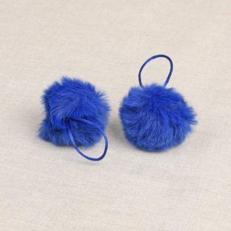 Pompon boule fourrure artificielle