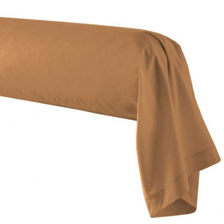 Linge de Lit LENA en Percale Unie Caramel