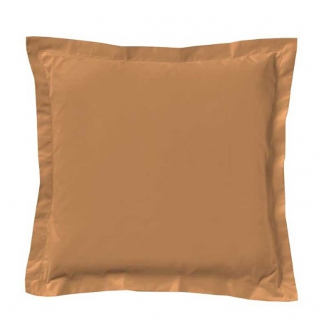 Linge de Lit LENA en Percale Unie Caramel