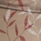 Tissu Jacquard Leafy Bordeaux 