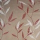 Tissu Jacquard Leafy Bordeaux 