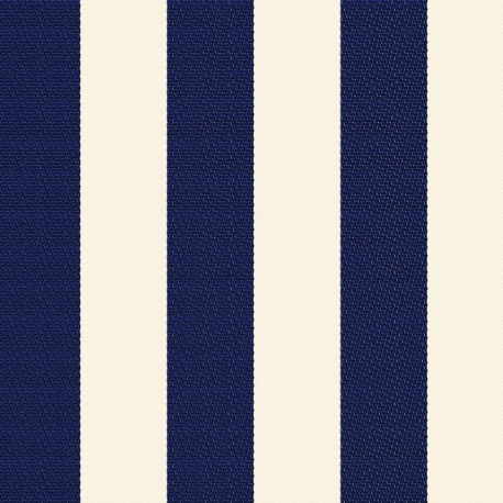 Tissu Jacquard Allover Burton Rayure Indigo 