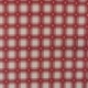 Tissu Jacquard Margot Carreaux Rouge 
