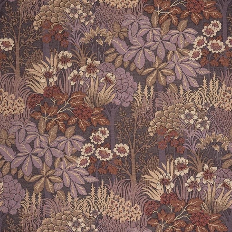 Tissu Jacquard Enchanted Forest Violet