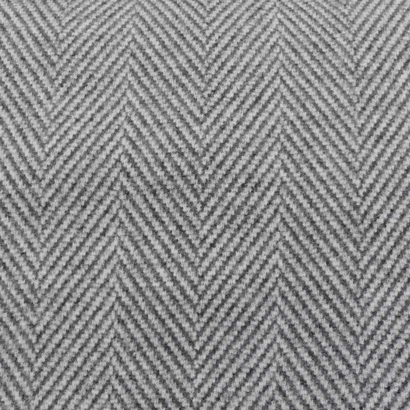 Tissu Manteau Chevron Gris 