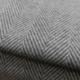 Tissu Manteau Chevron Gris 