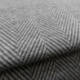 Tissu Manteau Chevron Gris 