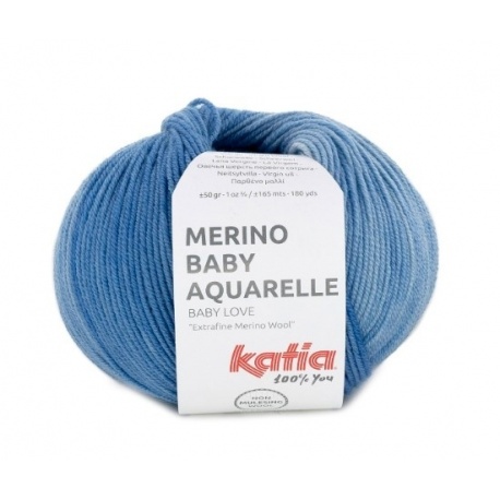 Pelote Katia Merino Baby Aquarelle