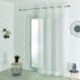 Rideau Voile Tissé Lurex Argent Cristal