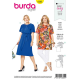 Patron Burda Style 6305 Robe de Femmes de 48 à 62