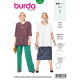 Patron Burda Style 6307 Blouse pour Femmes de 48 à 62