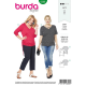 Patron Burda Style 6308 T-shirt pour Femmes de 48 à 58