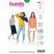 Patron Burda Style 6315 Sweat pour Femmes de 36 à 46