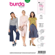 Patron Burda Style 6328 T shirt pour Femmes de 36 à 46