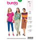 Patron Burda Style 6329 T shirt pour Femmes de 36 à 46