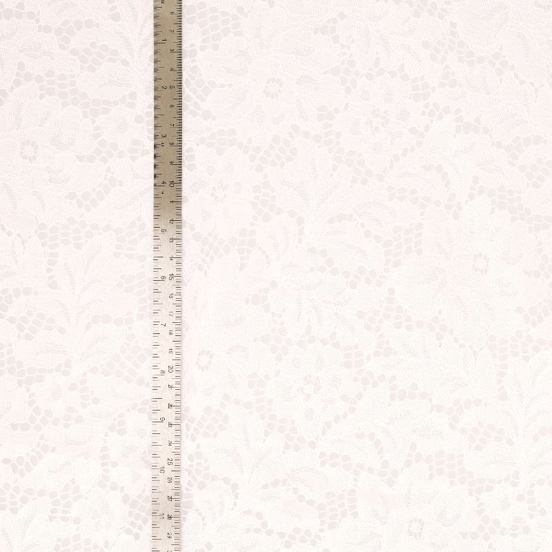 GORGECRAFT 3 Ydsx230mm Ruban De Tissu Rétro Blanc Broderie